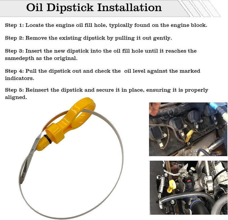 FBLOWMOD 2403810S Engine Oil Dipstick Indicator, Compatible with Kohler CH18 CH20 CH22 CH23 CH25 CH26 CH620 CH640 CH641 CH670 CH680 Engine Oil Fluid Level Dip Stick Replace KH-24-038-10-S - Image 5